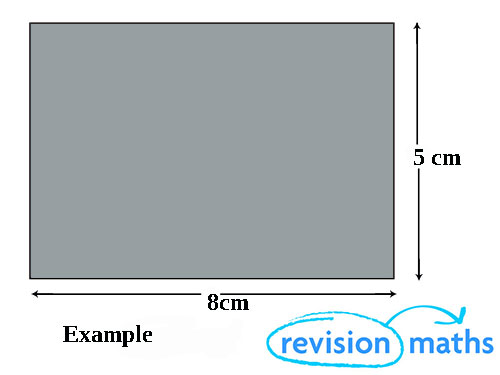 Perimeter of a rectangle diagram