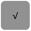 Square Root Button