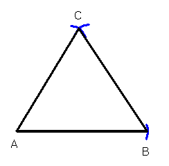 An equilateral triangle!